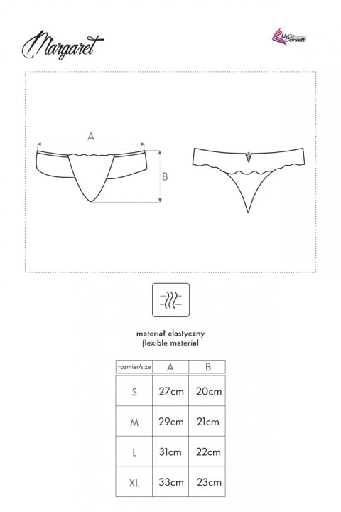 Panty Margaret - Stringi Cream Kremowy LivCo Corsetti Fashion rozmiar - M Panty Margaret - Stringi Cream Kremowy LivCo Corsetti Fashion rozmiar - M