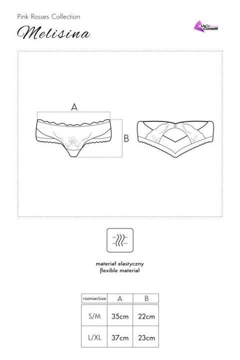 Panty Melisina LC 90432 Burgundy Bordowy Rosses Collection LivCo Corsetti Fashion rozmiar - L/XL BORDOWY Panty Melisina LC 90432 Burgundy Bordowy Rosses Collection LivCo Corsetti Fashion rozmiar - L/XL BORDOWY