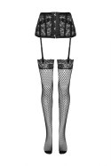 Pas do ponczoch Jelly Black Czarny LivCo Corsetti Fashion rozmiar - S/M BLACK