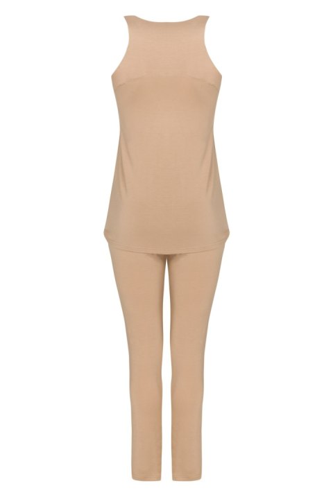 Piżama Latin LC 90098 Beige Beżowy LivCo Corsetti Fashion rozmiar - XL NUDE Piżama Latin LC 90098 Beige Beżowy LivCo Corsetti Fashion rozmiar - XL NUDE