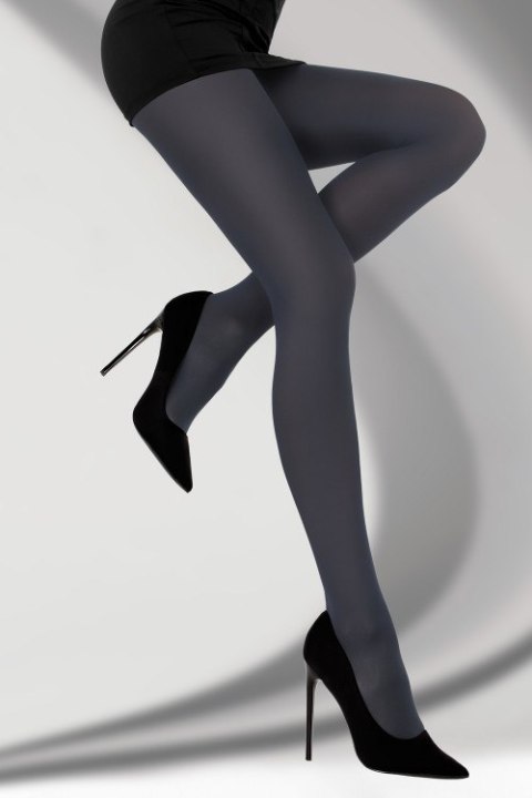 Rajstopy Clamancea 60 DEN Navy Blue Ciemnoniebieski LivCo Corsetti Fashion rozmiar - 3 GRANATOWY