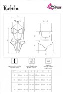 Rubika Body Black/Czarne z chokerem LivCo Corsetti Fashion rozmiar - L BLACK