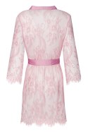 Sheer Pink/Różowy damski szlafrok koronkowy LivCo Corsetti Fashion rozmiar - L/XL PINK