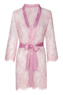 Sheer Pink/Różowy damski szlafrok koronkowy LivCo Corsetti Fashion rozmiar - S/M PINK
