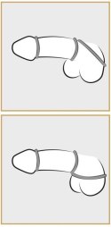 Metallic Silicone Cock ring se