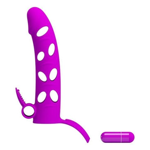 PRETTY LOVE - Vibrating Penis Sleeve with Ball Strap PRETTY LOVE - Vibrating Penis Sleeve with Ball Strap