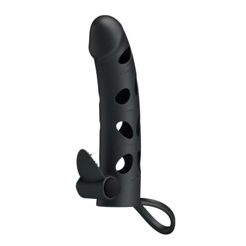 PRETTY LOVE - Vibrating Penis Sleeve with Ball Strap PRETTY LOVE - Vibrating Penis Sleeve with Ball Strap