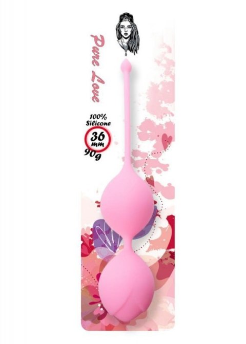 Silicone Kegel Balls 36mm 90g Pink - B - Series Silicone Kegel Balls 36mm 90g Pink - B - Series