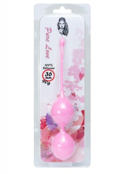 Silicone Kegel Balls 36mm 90g Pink - B - Series Silicone Kegel Balls 36mm 90g Pink - B - Series
