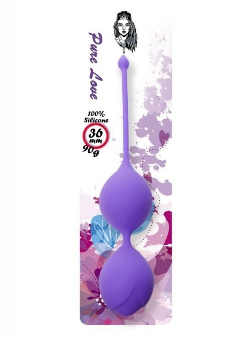 Silicone Kegel Balls 36mm 90g Purple - B - Series Silicone Kegel Balls 36mm 90g Purple - B - Series