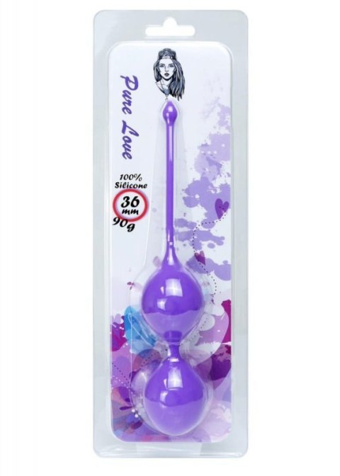 Silicone Kegel Balls 36mm 90g Purple - B - Series Silicone Kegel Balls 36mm 90g Purple - B - Series