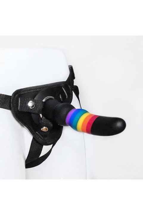 COLOURFUL LOVE STRAP ON SOLID DILDO COLOURFUL LOVE STRAP ON SOLID DILDO