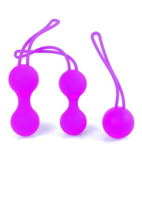 Kulki-Silicone Kegal Balls Set - Purple Kulki-Silicone Kegal Balls Set - Purple