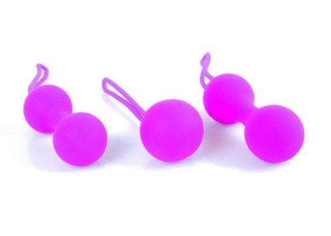Kulki-Silicone Kegal Balls Set - Purple Kulki-Silicone Kegal Balls Set - Purple