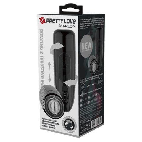 PRETTY LOVE - MARLON Automatic Rotating & Thrusting 10 Function, USB / Voice PRETTY LOVE - MARLON Automatic Rotating & Thrusting 10 Function, USB / Voice