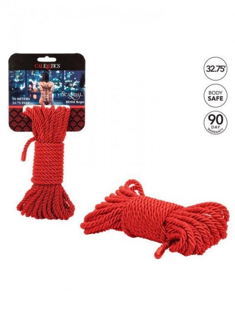 Scandal BDSM Rope 10M Red Scandal BDSM Rope 10M Red