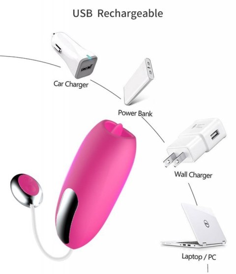 Stymulator-Silicone Clit Massager USB 7 function / Heating Stymulator-Silicone Clit Massager USB 7 function / Heating
