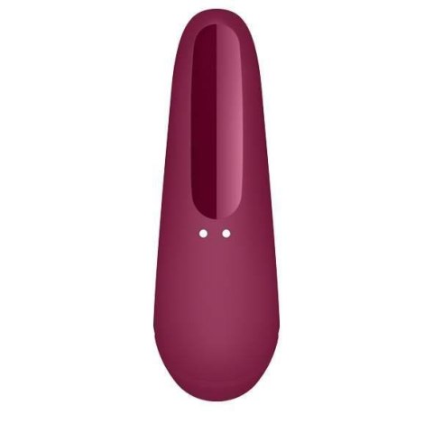 Wibrator - Curvy 1+ Air Pulse Stimulator + Vibration Rose Red Wibrator - Curvy 1+ Air Pulse Stimulator + Vibration Rose Red
