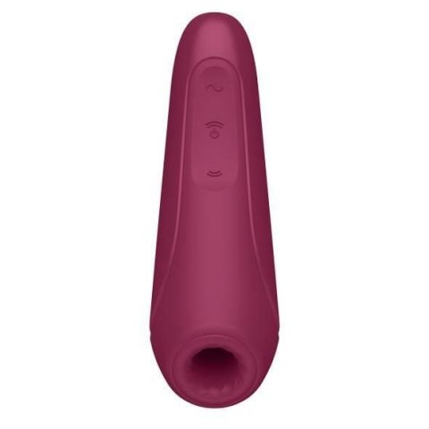 Wibrator - Curvy 1+ Air Pulse Stimulator + Vibration Rose Red Wibrator - Curvy 1+ Air Pulse Stimulator + Vibration Rose Red