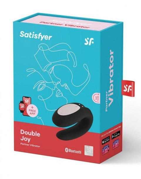 Wibrator - Double Joy Partner Vibrator Black Wibrator - Double Joy Partner Vibrator Black