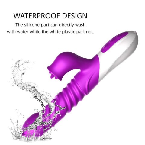 Wibrator-Silicone Vibrator USB 10 Function and Thrusting Function / Heating Wibrator-Silicone Vibrator USB 10 Function and Thrusting Function / Heating