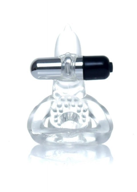 Pierścień-Dolphin Vibro CockRing Clear Pierścień-Dolphin Vibro CockRing Clear
