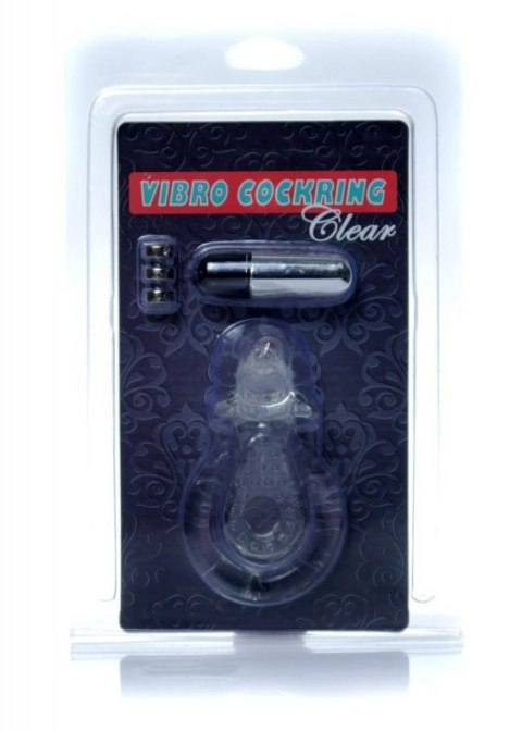 Pierścień-Dolphin Vibro CockRing Clear Pierścień-Dolphin Vibro CockRing Clear