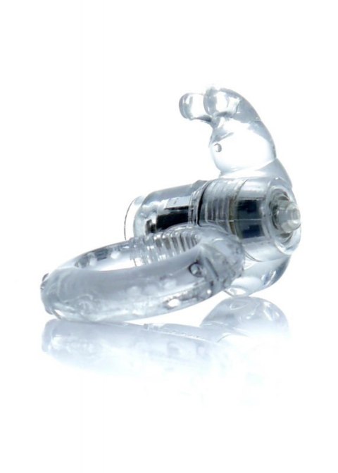 Pierścień-Rabbit Vibro CockRing Clear Pierścień-Rabbit Vibro CockRing Clear
