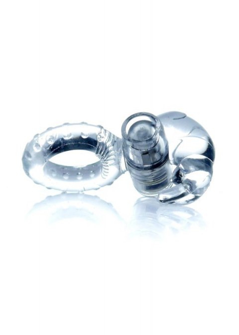 Pierścień-Rabbit Vibro CockRing Clear Pierścień-Rabbit Vibro CockRing Clear
