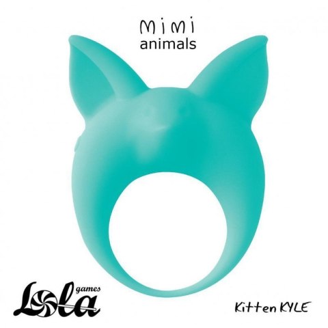 Pierścień- Vibrating Cockring MiMi Animals Kitten Kyle Green Pierścień- Vibrating Cockring MiMi Animals Kitten Kyle Green