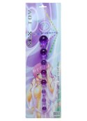 Plug/kulki-Jelly Anal 10 Beads Purple