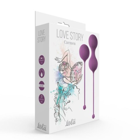 Vaginal balls set Love Story Carmen Lavender Sunset Vaginal balls set Love Story Carmen Lavender Sunset