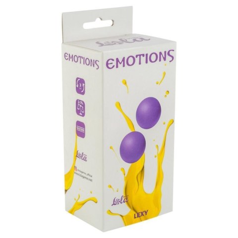 Vaginal balls without a loop Emotions Lexy Large purple Vaginal balls without a loop Emotions Lexy Large purple