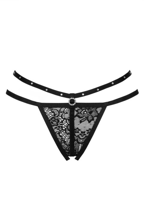 Stringi Nomade Black Czarny LivCo Corsetti Fashion rozmiar - S/M BLACK Stringi Nomade Black Czarny LivCo Corsetti Fashion rozmiar - S/M BLACK