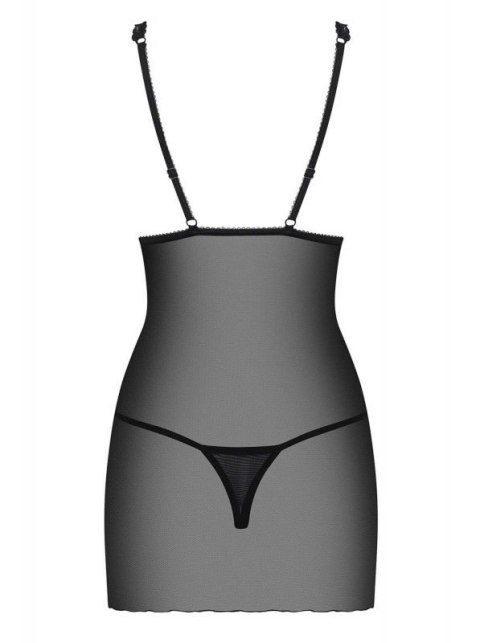 Bielizna-Lucita koszulka i stringi czarna S/M Bielizna-Lucita koszulka i stringi czarna S/M