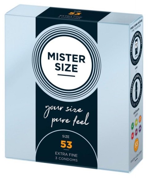 Mister Size 53mm pack of 3 Mister Size 53mm pack of 3