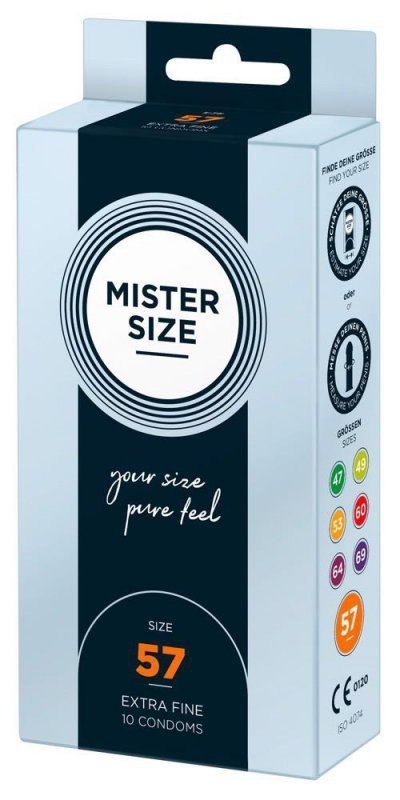 Mister Size 57mm pack of 10 Mister Size 57mm pack of 10