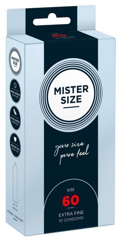 Mister Size 60mm pack of 10 Mister Size 60mm pack of 10