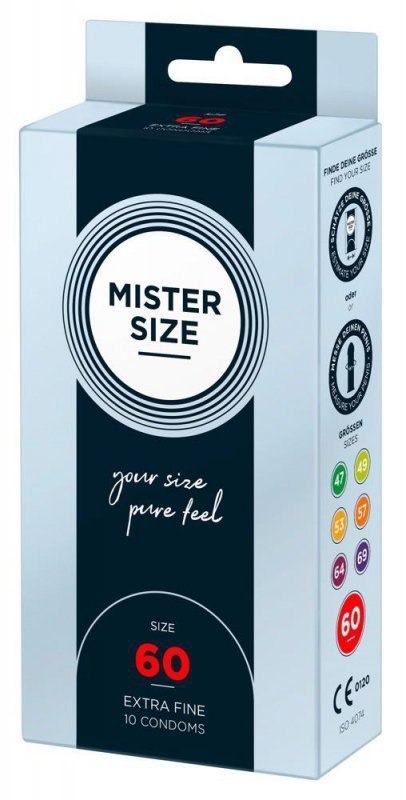 Mister Size 60mm pack of 10 Mister Size 60mm pack of 10