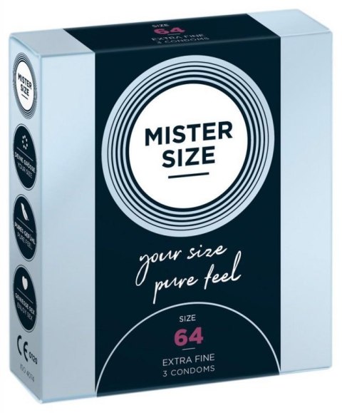 Mister Size 64mm pack of 3 Mister Size 64mm pack of 3