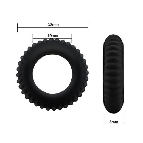 BAILE- TITAN Cocck Ring Black BAILE- TITAN Cocck Ring Black