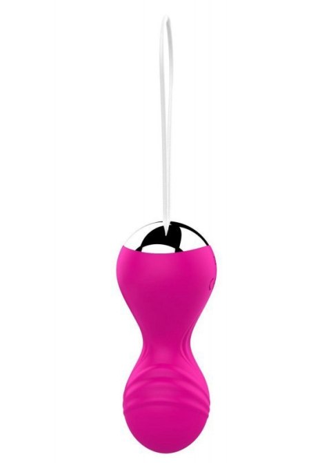 Kulki-Vibrating Silicone Kegel Balls USB 10 Function / Remote control -Pink Kulki-Vibrating Silicone Kegel Balls USB 10 Function / Remote control -Pink