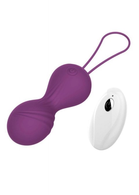 Kulki-Vibrating Silicone Kegel Balls USB 10 Function / Remote control -Purple Kulki-Vibrating Silicone Kegel Balls USB 10 Function / Remote control -Purple