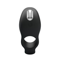 PRETTY LOVE - Vibration Penis Sleeve 7 FUNCTIONS BLACK