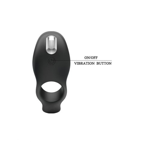 PRETTY LOVE - Vibration Penis Sleeve 7 FUNCTIONS BLACK PRETTY LOVE - Vibration Penis Sleeve 7 FUNCTIONS BLACK