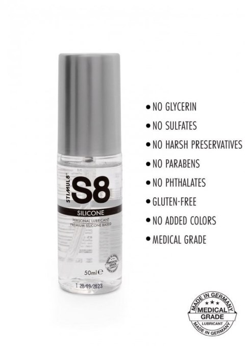 S8 Premium Silicone Lube 50ml Original S8 Premium Silicone Lube 50ml Original