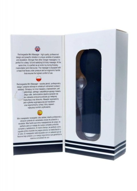 Stymulator-Rechargeable Mini Masager USB 20 Functions - Black Stymulator-Rechargeable Mini Masager USB 20 Functions - Black