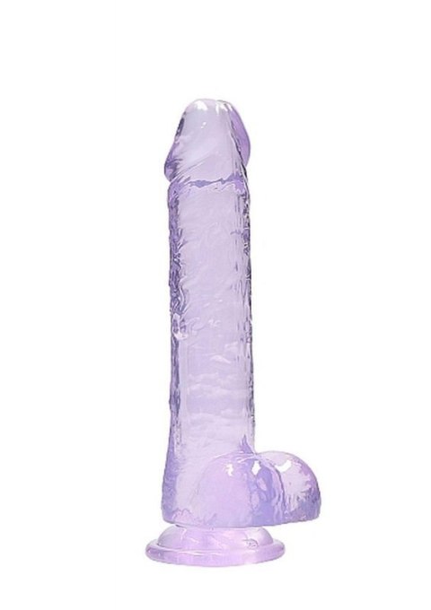 8"" / 20 cm Realistic Dildo With Balls - Purple 8"" / 20 cm Realistic Dildo With Balls - Purple