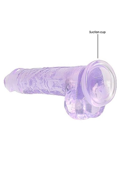 8"" / 20 cm Realistic Dildo With Balls - Purple 8"" / 20 cm Realistic Dildo With Balls - Purple