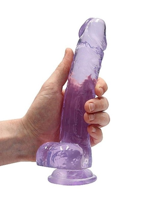 8"" / 20 cm Realistic Dildo With Balls - Purple 8"" / 20 cm Realistic Dildo With Balls - Purple